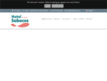 Tablet Screenshot of hotelsabocos.es